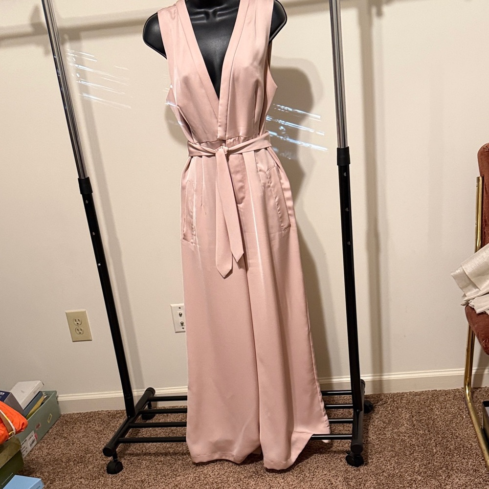 Gianni Bini pink jumpsuit